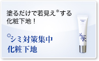 茶のしずくシミ対策集中化粧下地