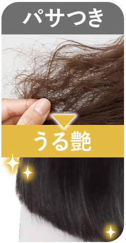 パサつきがうる艶に