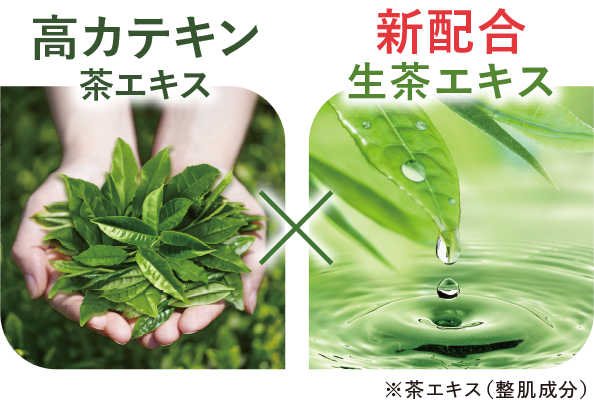 お茶の魅力を余さず肌へ