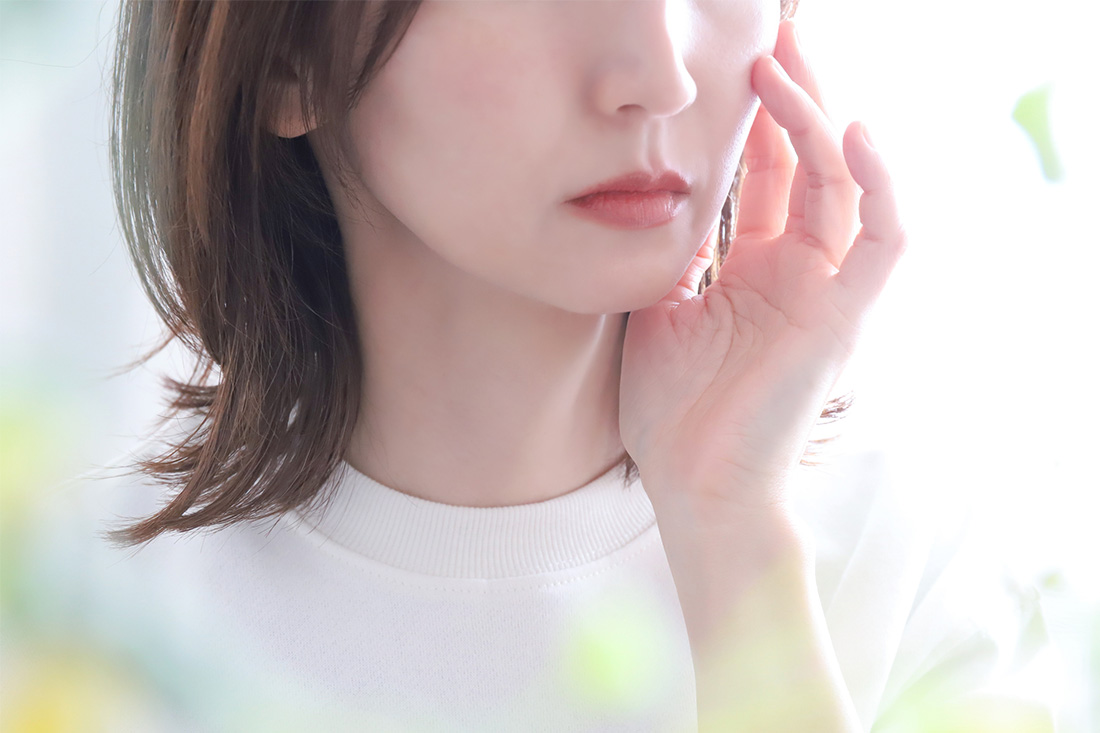 肌にできたシミ