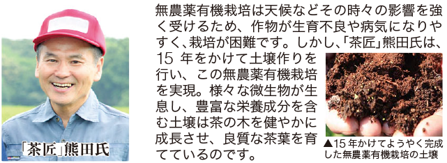 豊富な栄養成分を含む土壌