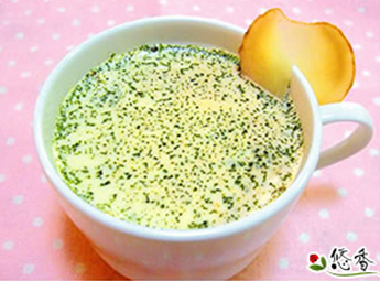 美肌に導くお茶レシピ 緑茶ときな粉のあったか豆乳ドリンク 株式会社悠香 ゆうかストア